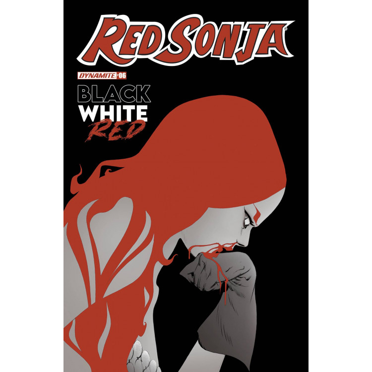 RED SONJA BLACK WHITE RED 6