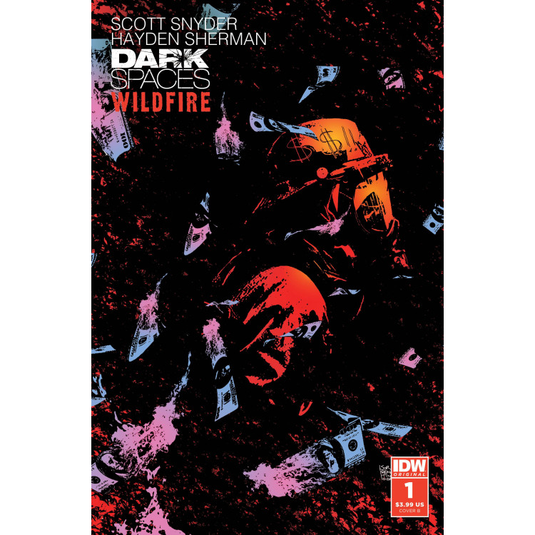 DARK SPACES WILDFIRE 1 - COVER B SORRENTINO - Signé par Hayden Sherman (1ex. par personne)